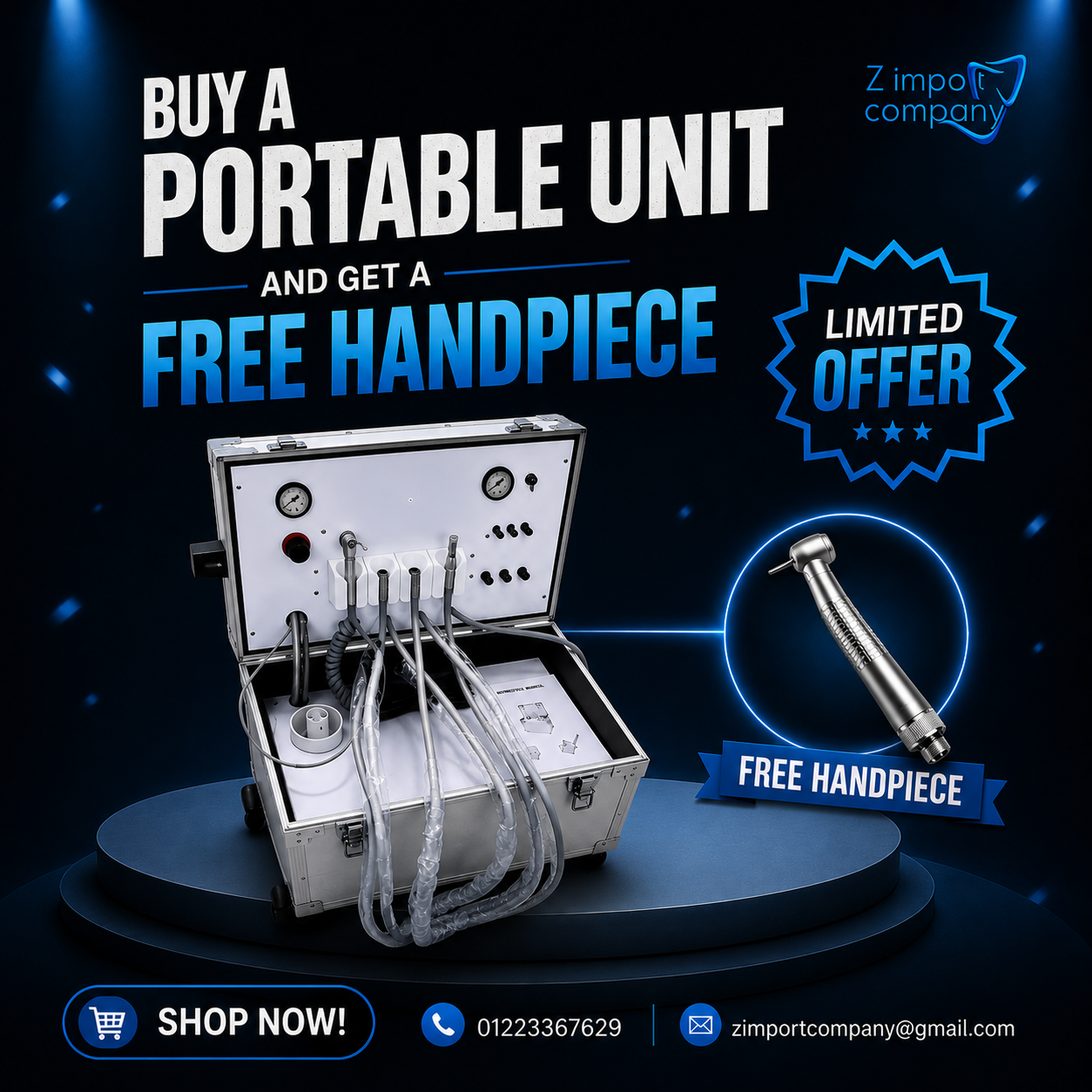 Portable unit+ Free handpiece