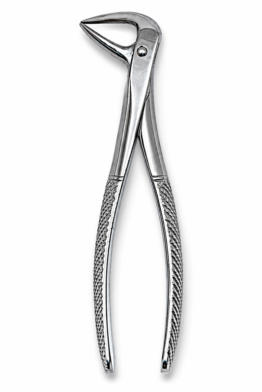 lower anterior remaining root thin peak forceps