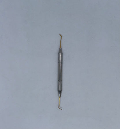 Hollenback golden plated carver for composite. Hollow handle