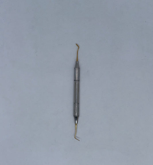 Hollenback golden plated carver for composite. Hollow handle