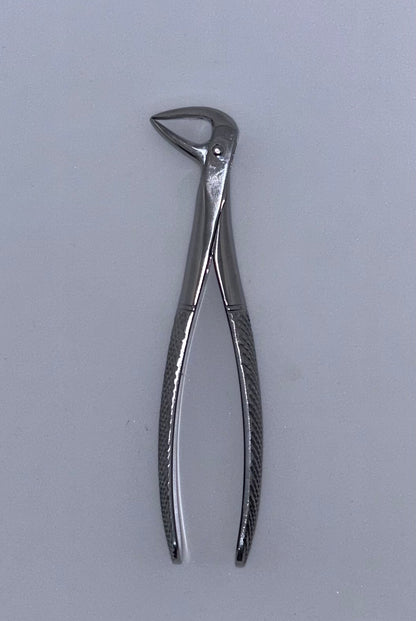 lower anterior remaining root thin peak forceps
