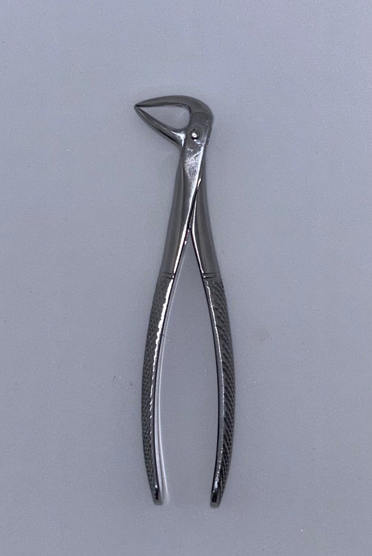 lower anterior remaining root thin peak forceps